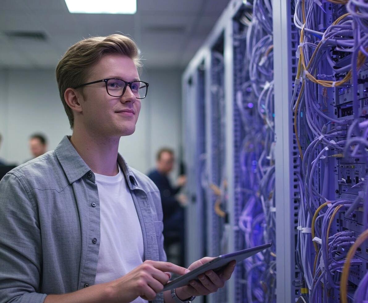 bilde av en medarbeider på IT